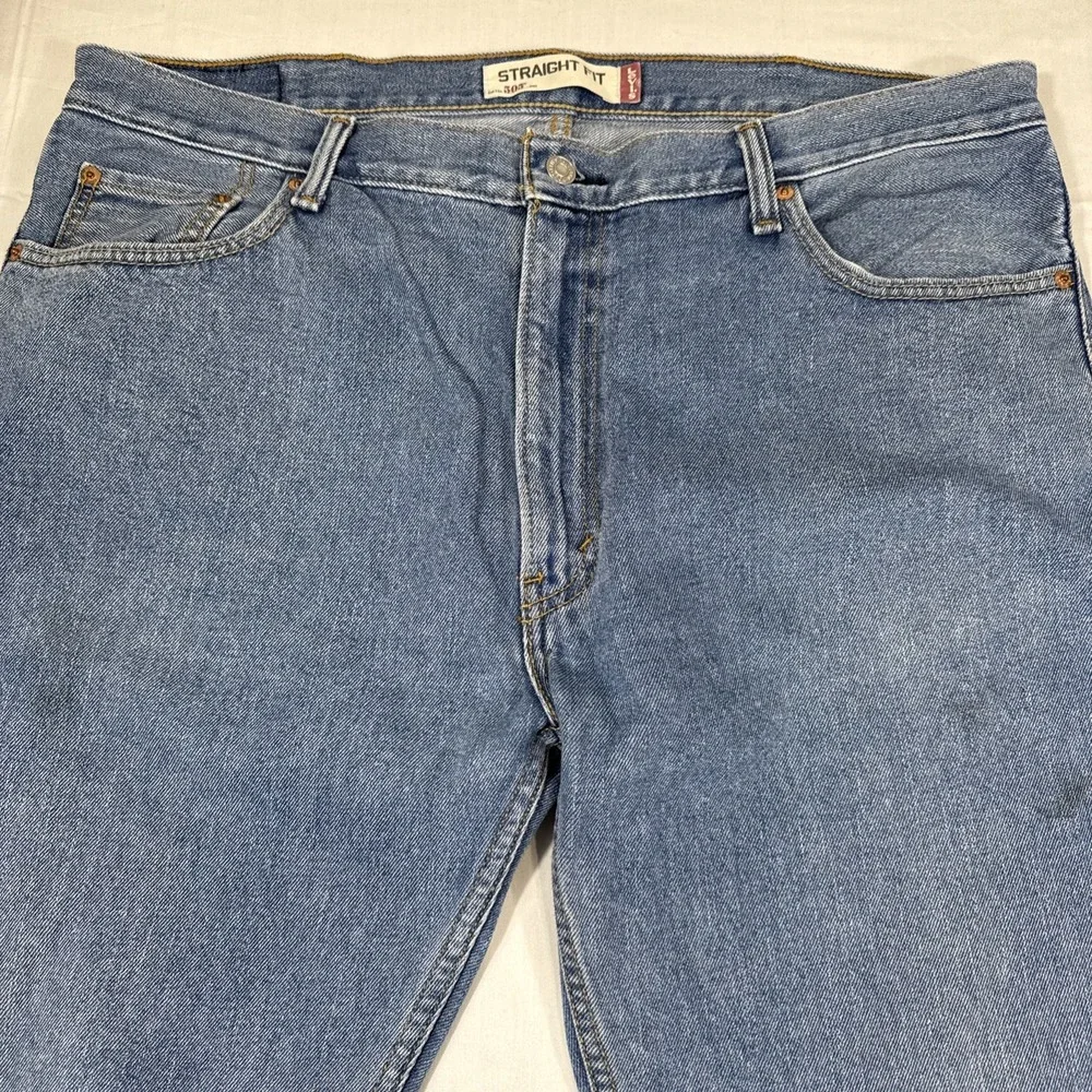 JEANS STRAIGHT LEG Levi's 505 Men's 40X34 Blue Medium Wash